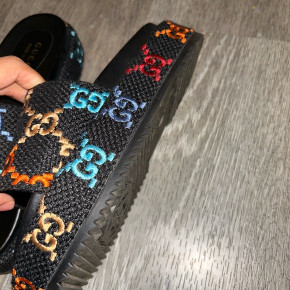 Multicolored gucci slides - Picture 4 of 5
